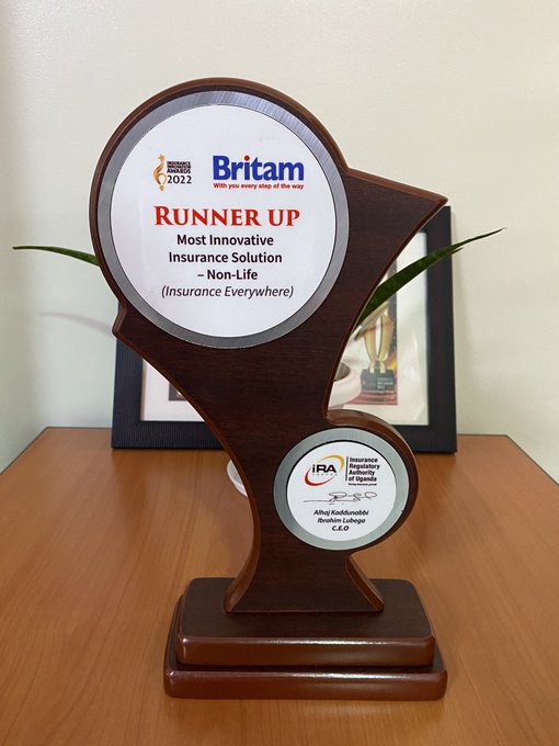 Britam Uganda Recognized as Second Most Innovative Non-Life Solution Provider at Uganda Insurance Innovation Awards